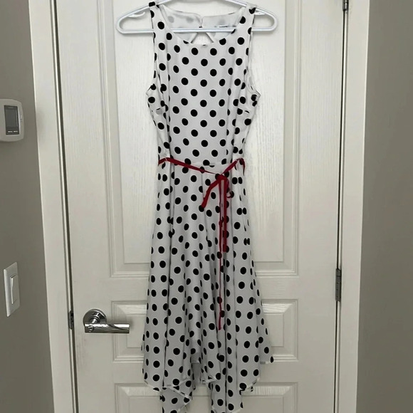 NWT Ricki’s Polka Dot Midi Dress | Women’s Size 2 - Picture 3 of 9